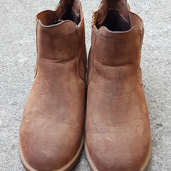 Brown Suede Ankle Boots size 6.5 - Picture 7 of 7